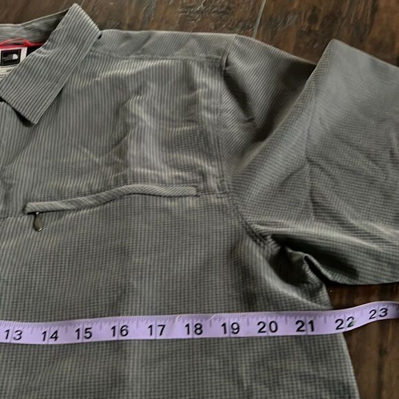 The North Face - Men’s Outdoor button down Hiking Shirt size M grey GUC - Picture 5 of 7